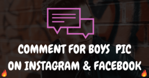 comment for boys pic
