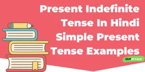 Present Indefinite Tense In Hindi