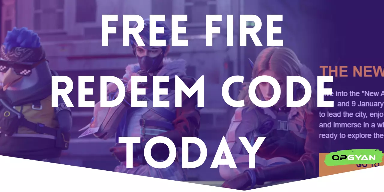 Free Fire Redeem Code Today