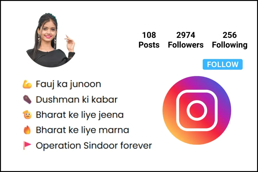 Operation Sindoor Instagram Bio